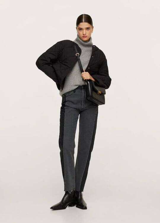 Jeans Turtleneck