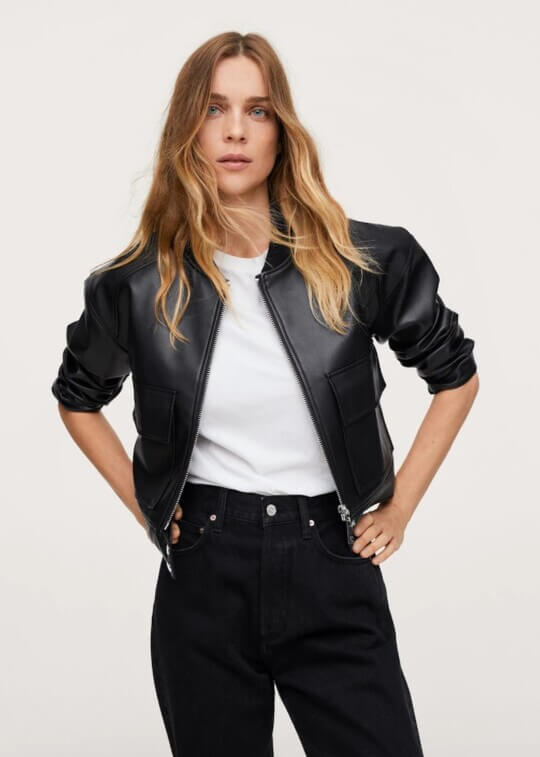 Leather Bomber