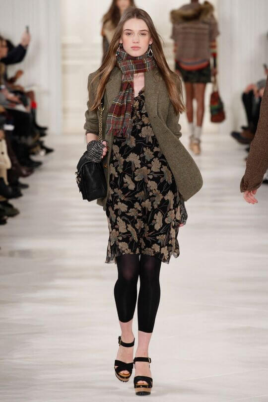 With light dress