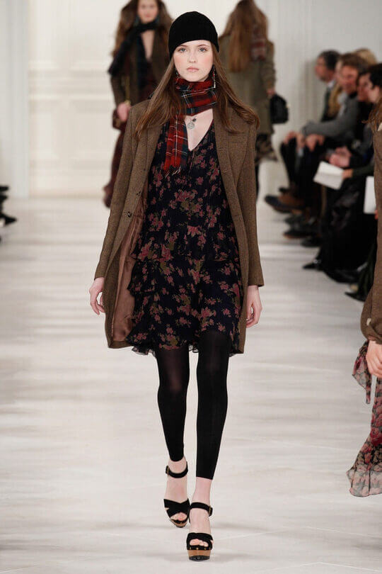 Leggings with dress