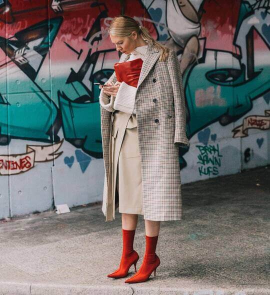Plaid coat
