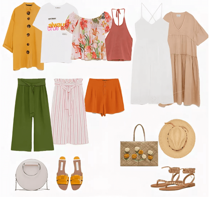 Example of a capsule wardrobe