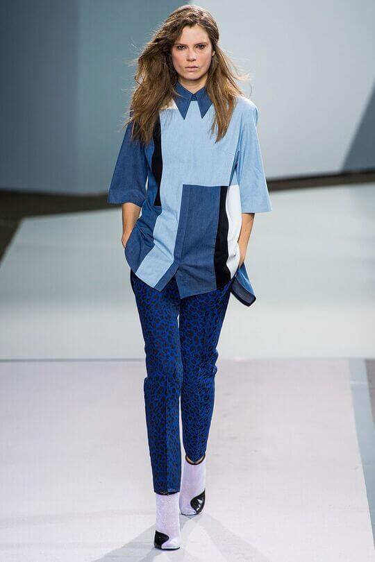 Two-tone shirt