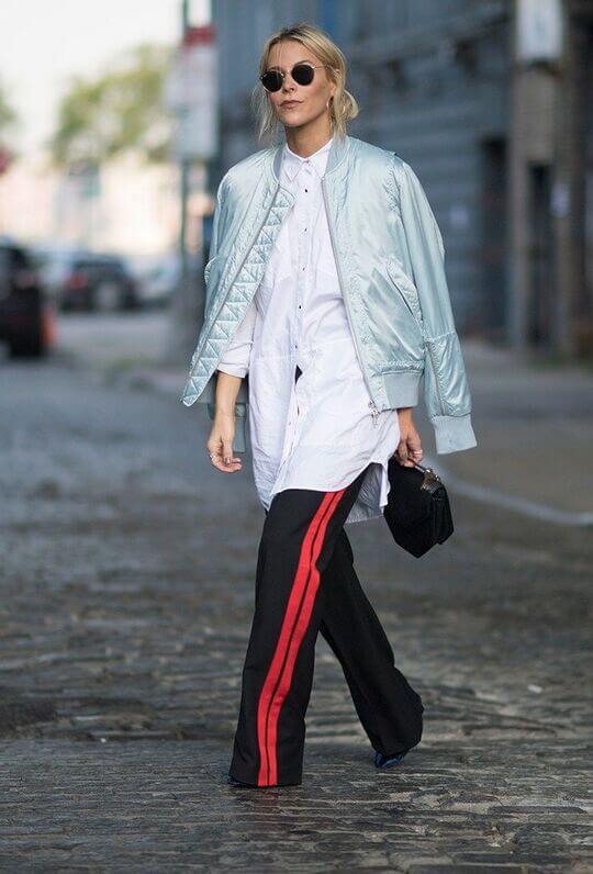 Shirt with trousers