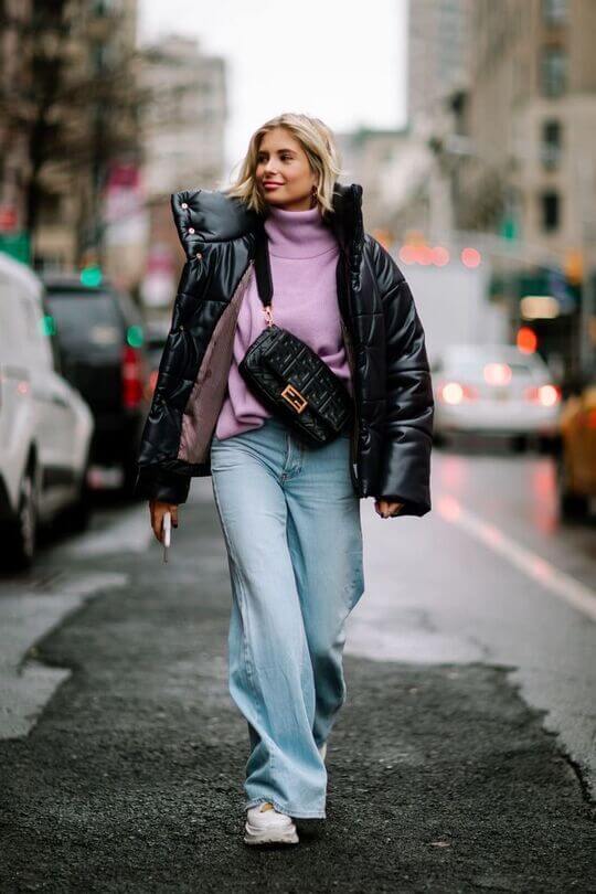 With short down jacket