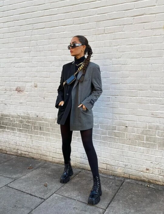 Leggings with jacket