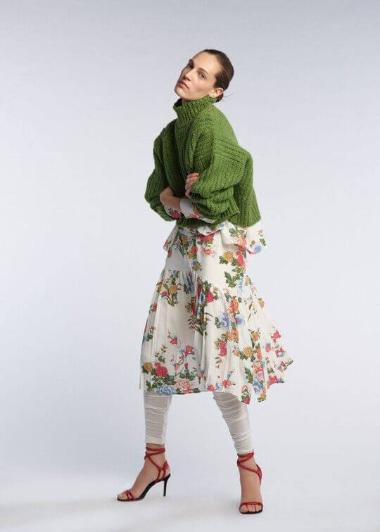 Leggings with skirt