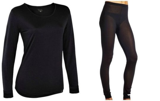 Silk thermal underwear