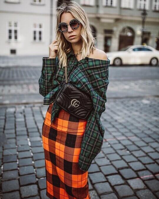 Skirt and shirt