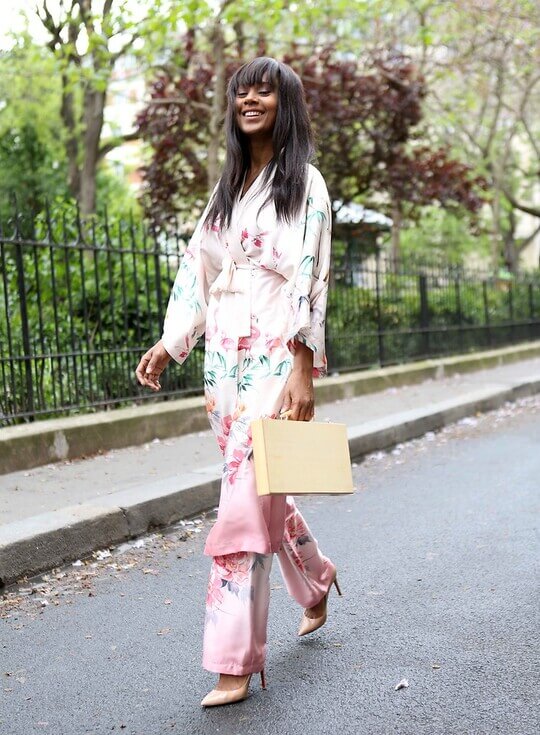 In linen style