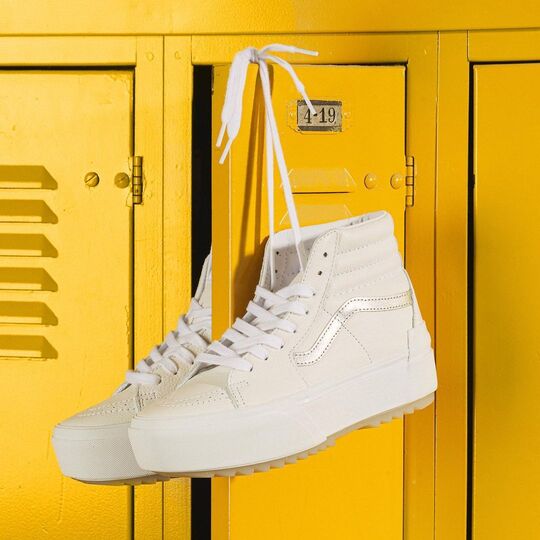 White sneakers