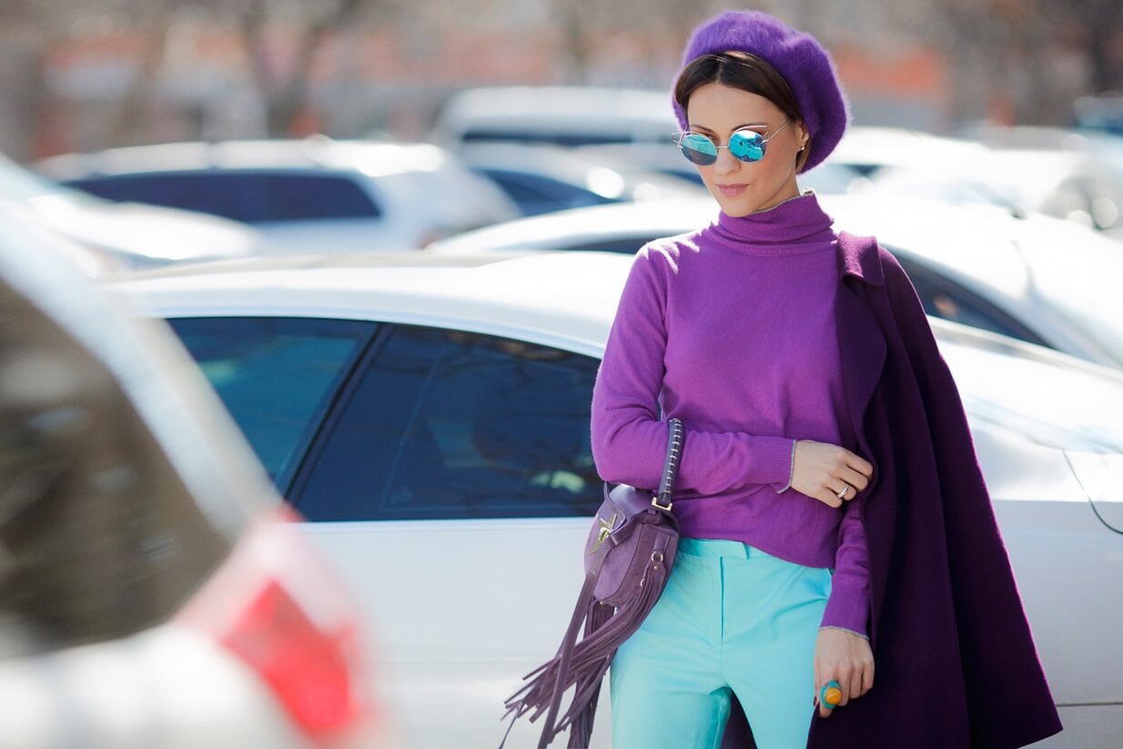 How and with what to wear a turtleneck sweater
