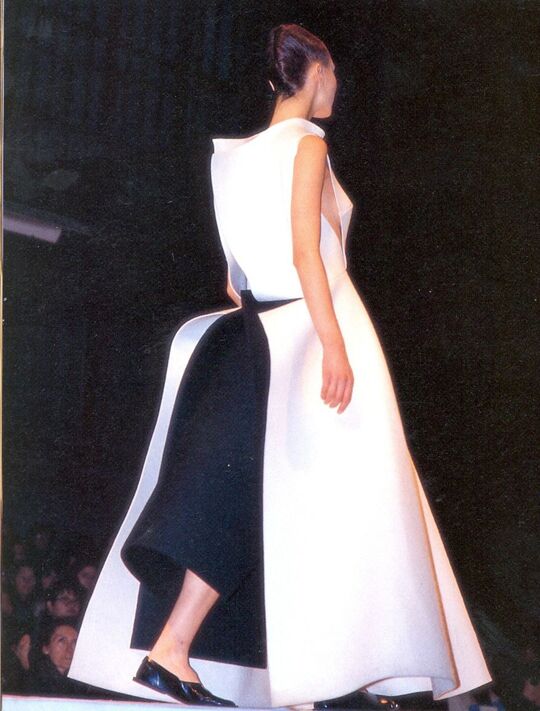 Black and white dress