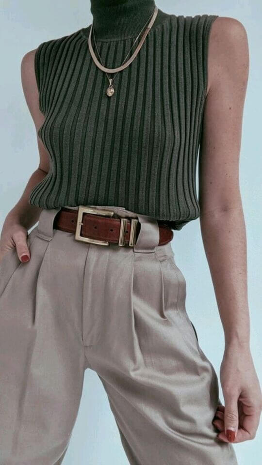 With high neck