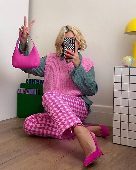 Pink vest