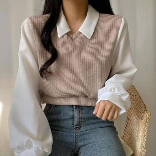 Preppy vest