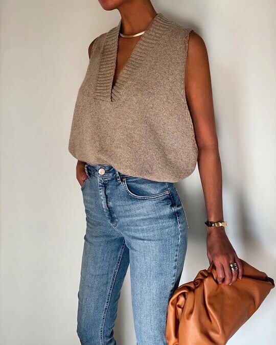 Men's oversize vest