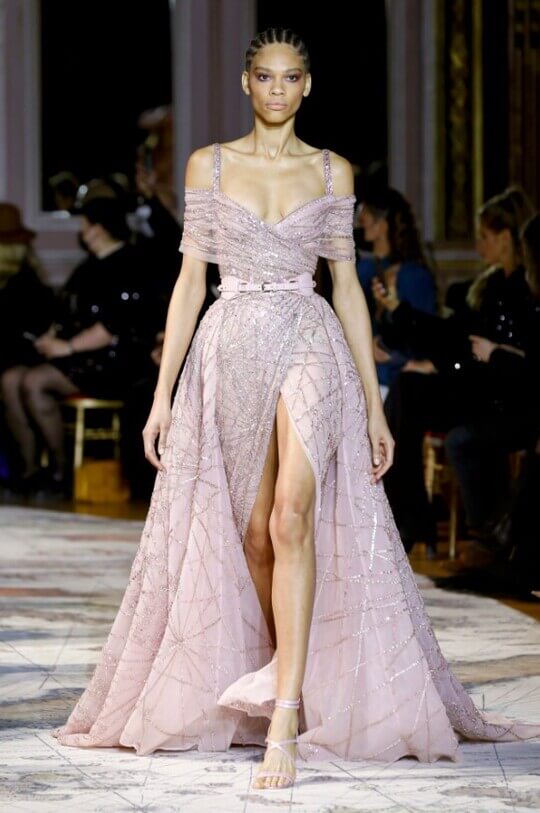Dress with Zuhair Murad slit