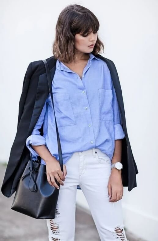Shirt with jacket