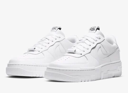 White sneakers Nike Air Force 1 Pixel
