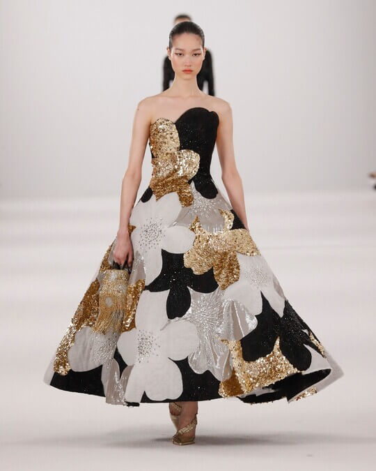 Dress with sequins Carolina Herrera