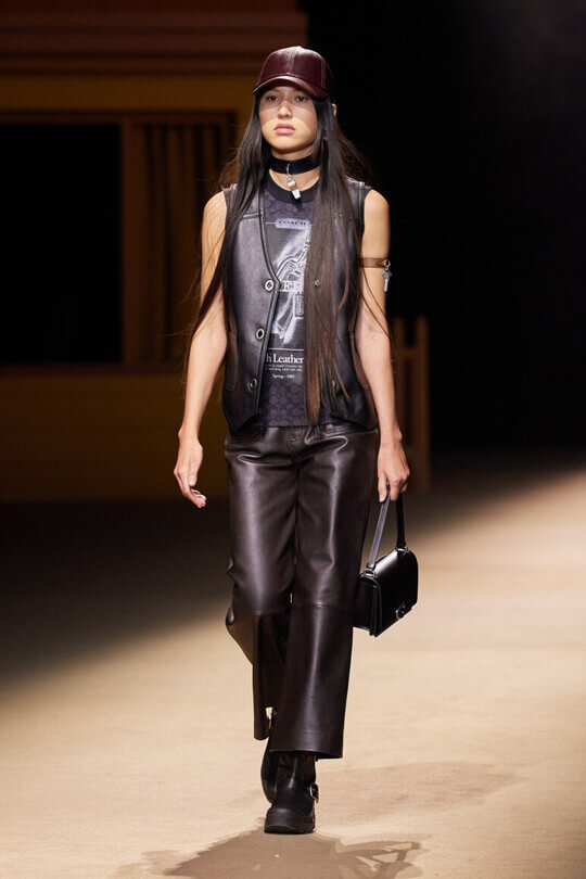 Leather Raincoat Coach