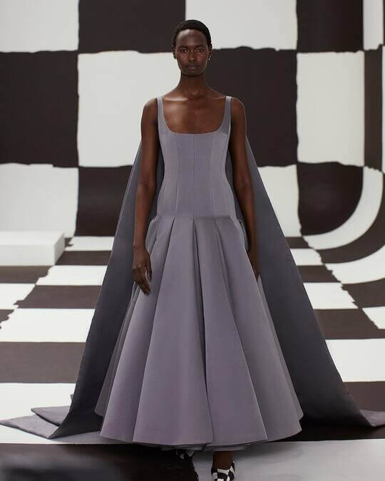 Dress from Emilia Wickstead at LFW