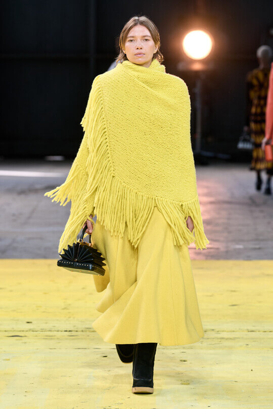 Gabriela Hearst at the NYFW show
