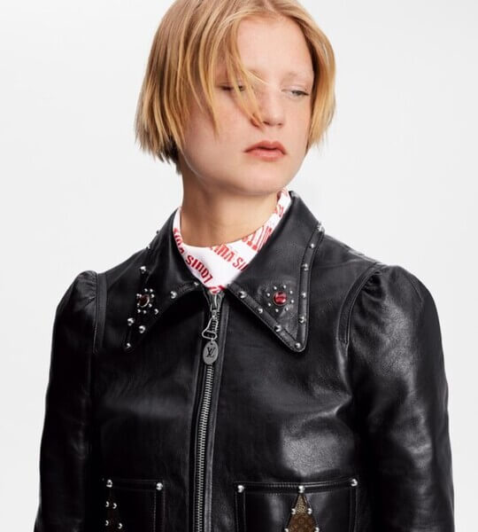 Leather jacket by Louis Vuitton