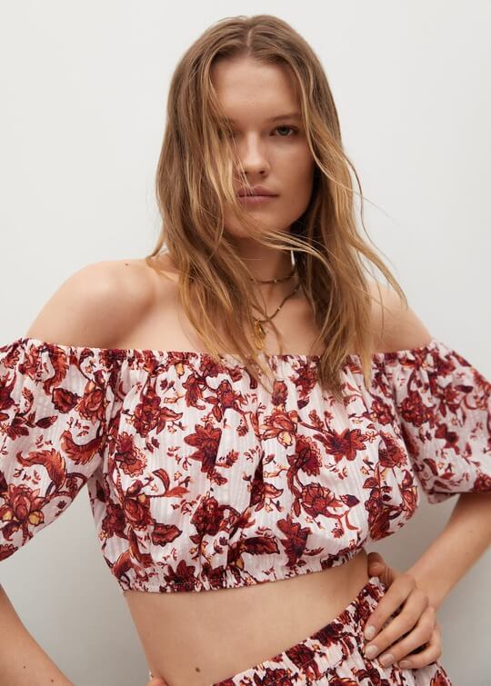 Crop top by Mango