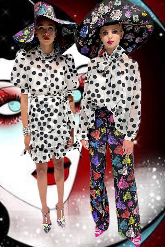 Print peas in clothes