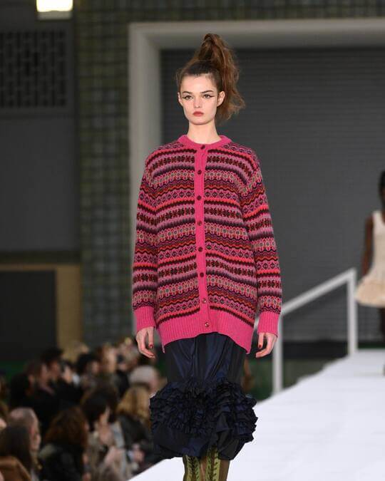 Dress with cardigan
