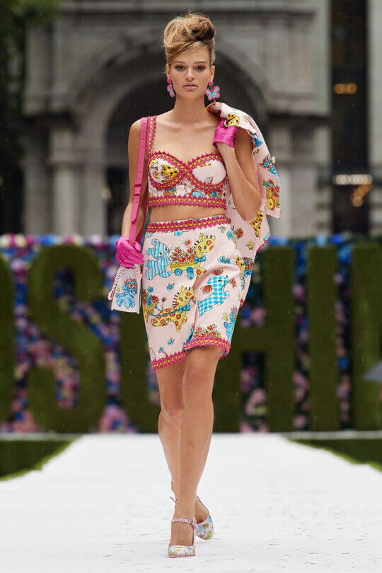 Fashion top from Moschino
