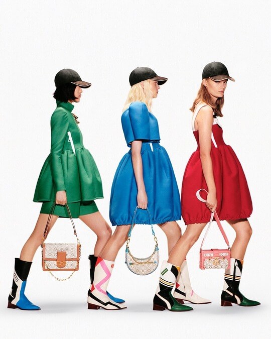 Different bags from Louis Vuitton