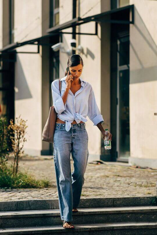 Shirt with jeans