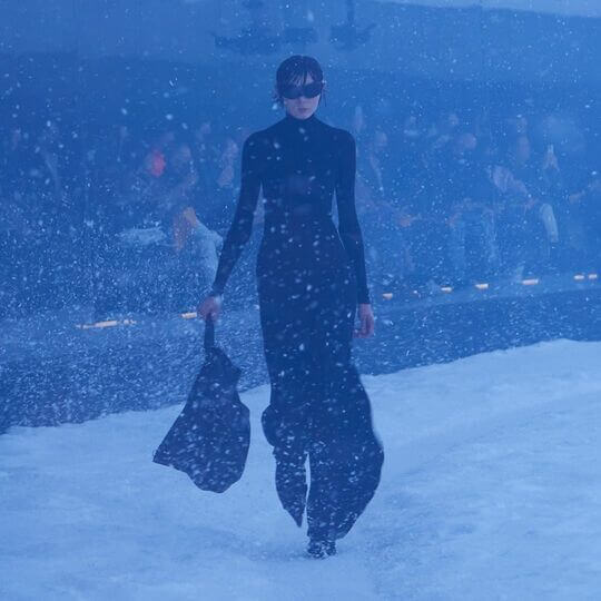 Show of the fall-winter collection from Balenciaga