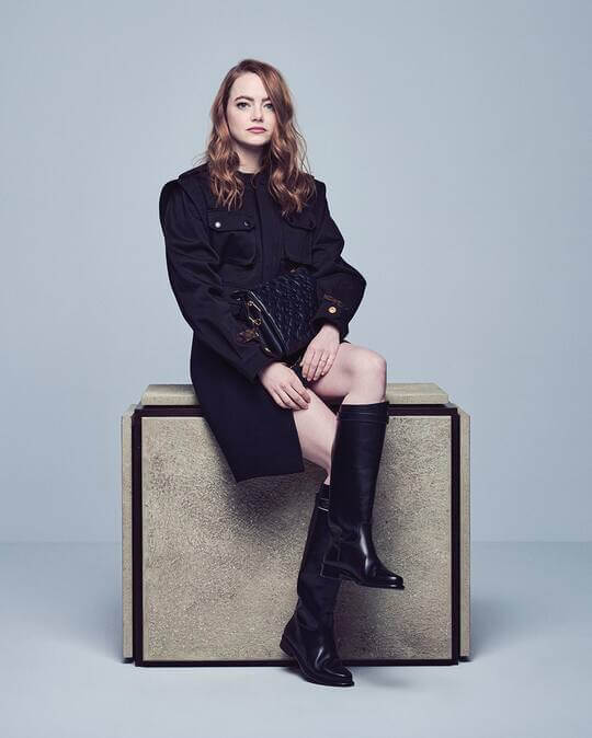 Emma Stone at Paris Fashion Week