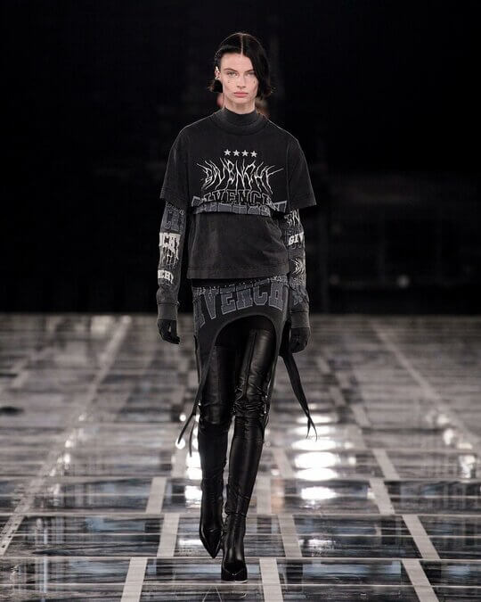 New Givenchy collection at Paris Fashion Week