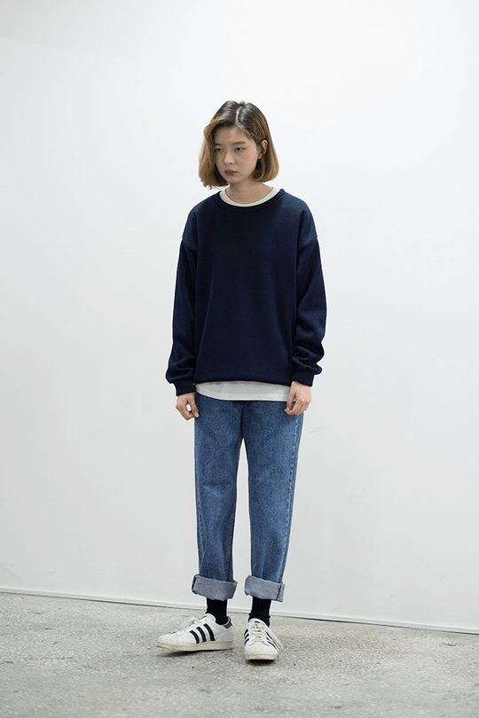 Straight cut hoodie