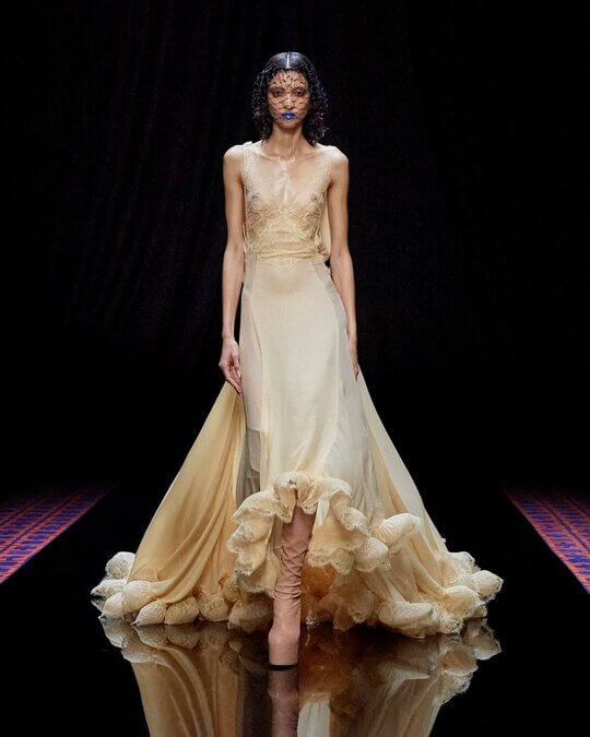Dresses at Lanvin at PFW AW 2022-2023
