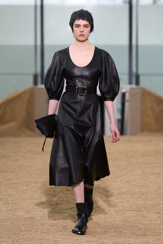 Chloe dress at Paris Fashion Week