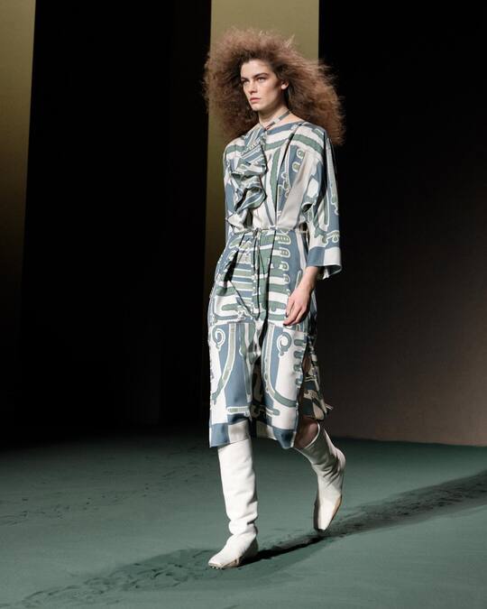 Hermes dress from the fall-winter collection