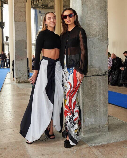 Stars at Paris Fashion Week shows