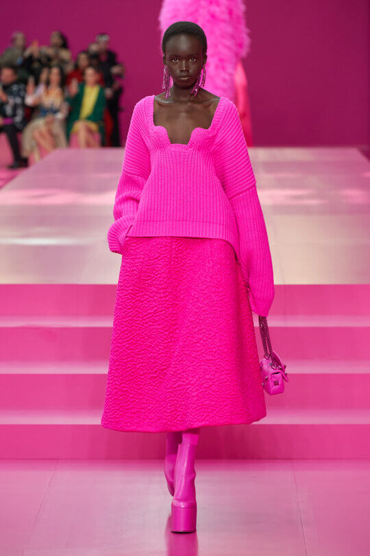 Valentino skirt and sweater