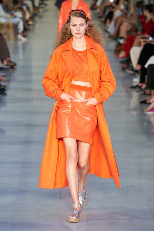 Orange women's Max Mara suit