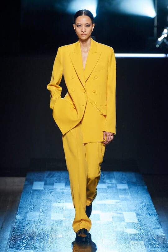 Women's yellow suit by Michael Kors 