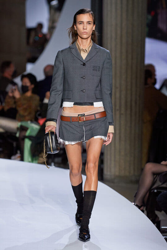 Miu Miu mini skirt suit