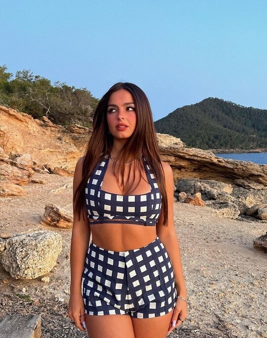 High-fit two-piece swimsuit