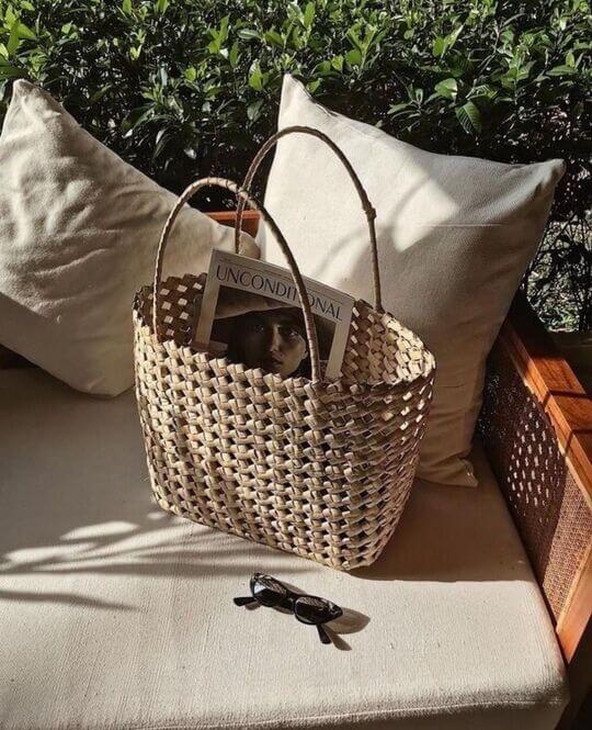 Beach braided bag
