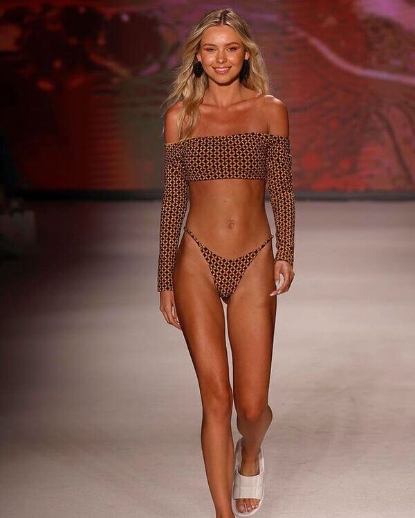 Swimwear with top
